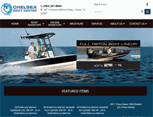 Tablet Screenshot of chelseamarinesupply.com